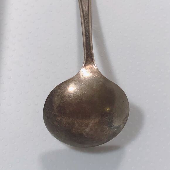 Vintage 1835 R. Wallance Ornate Nostalgic Soup Spoon Carlton - Picture 9 of 12